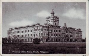 The UST Main Building during its early years (1920s-1930s).