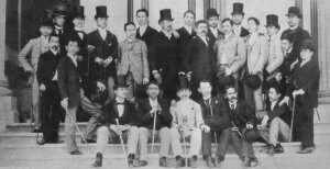 Illustrados in Europe in 1890 posing for a group photograph during the height of the Propaganda Movement.