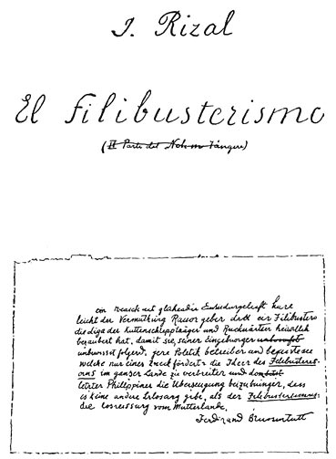 El Filibusterismo Characters - Jose Rizal Biography